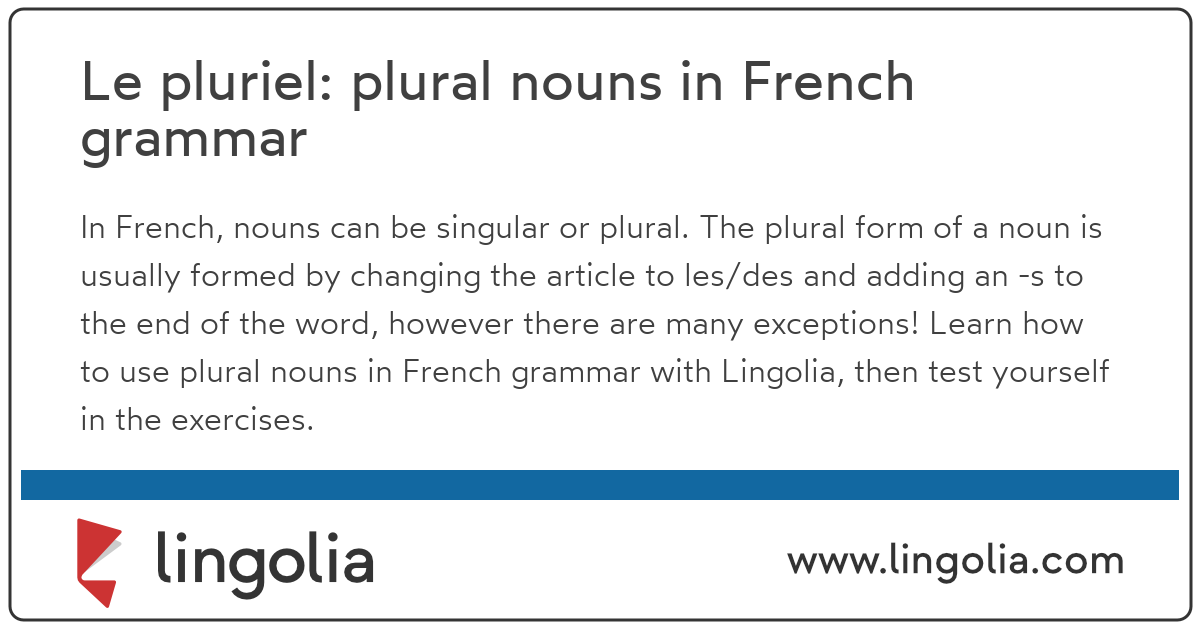 le-pluriel-plural-nouns-in-french-grammar